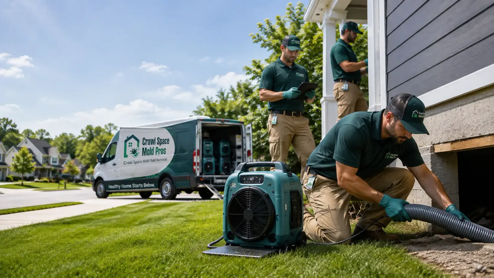 Crawl Space Mold Removal in Garfield, KS